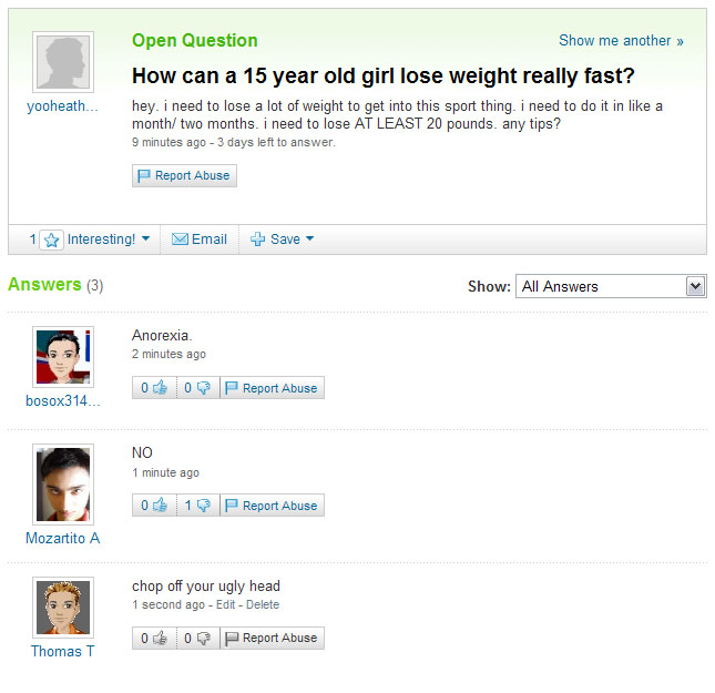 how can a 15 year old loss weight fast