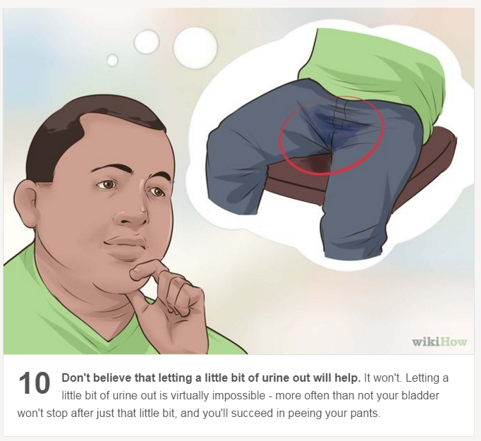 Wikihow On Urine Pic Give Up Internet