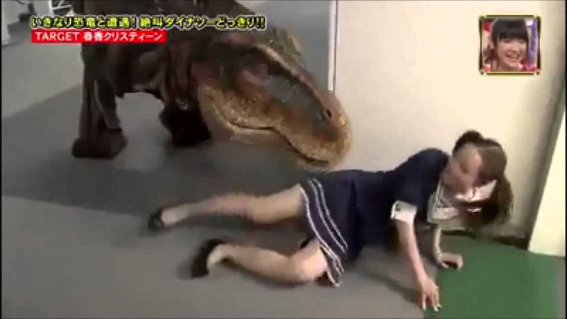 Japanese Dinosaur Prank Japanese